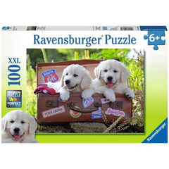 Ravensburger - Cachorros de Labrador - 100 Piezas - Rompecabezas