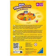 Ravensburger - Max Mauseschreck - Juego de Mesa - Instrucciones en Varios Idiomas