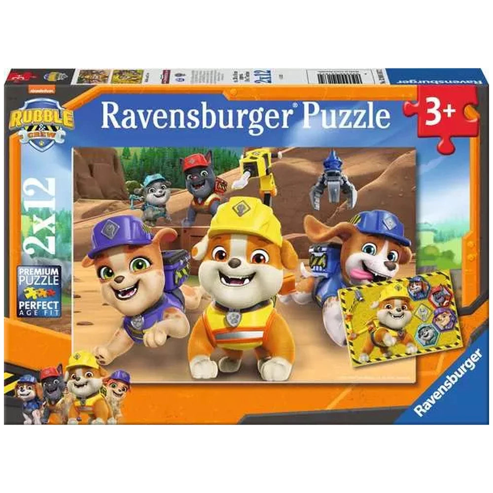 Ravensburger-Puzzle-2x12-Piezas-Figuras-de-Juguete-de-Acción