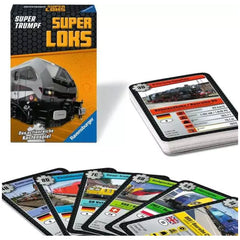 Ravensburger - Super Trump Super Locomotoras - Juego de Mesa - Edición Alemana