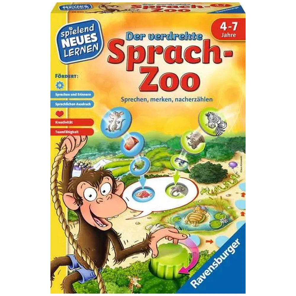 Ravensburger - El zoológico del lenguaje retorcido - Juego de mesa - Edición alemana