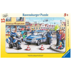 Ravensburger - Uso de la Policía - 15 Piezas - Rompecabezas