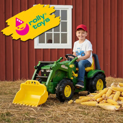 Rolly Toys - Rollyx-Trac Premium John Deere 8400R Excavadora Juguete de Conducción