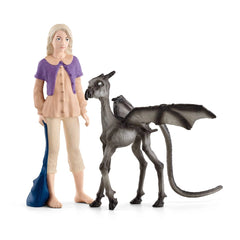 Schleich - Harry Potter - Luna Lovegood™ y Cría de Thestral - Figuras de Acción y Juguetes - 42636