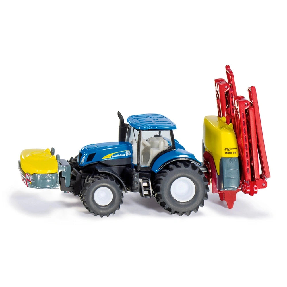 Siku - In The Countryside New Holland Tractor with Kverneland Crop Sprayer - Play Vehicles