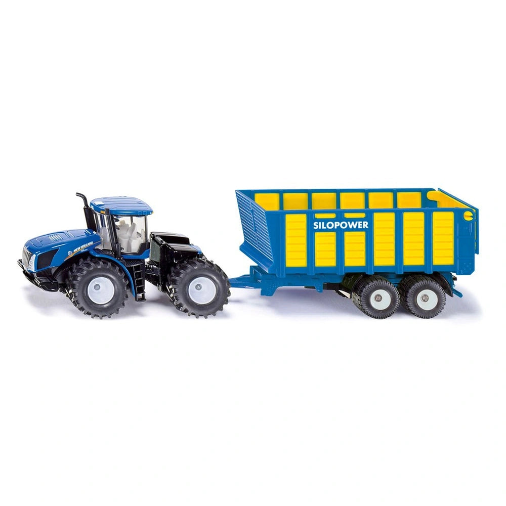 Siku - Tractor con remolque de silo - Vehículos de juego
