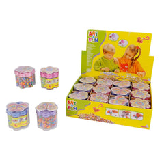 Simba - Perlas de planchar Art & Fun en una lata de flores - Manualidades