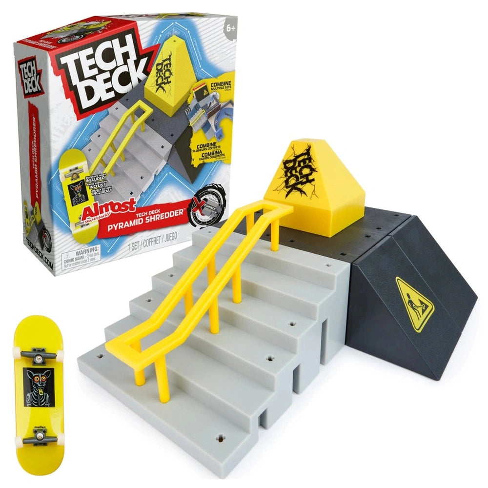 SPIN MASTER - Tech Deck X Connect Pyramid Shredder Playset - Figuras de Acción y Juguetes