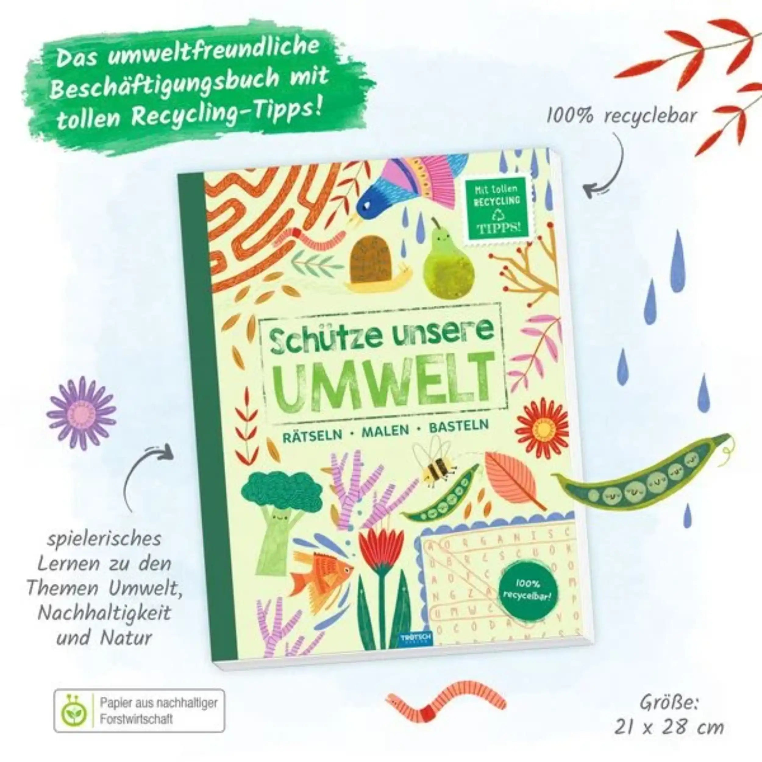 TROTSCH - Protect Our Environment Activity Book Books - German Edition
