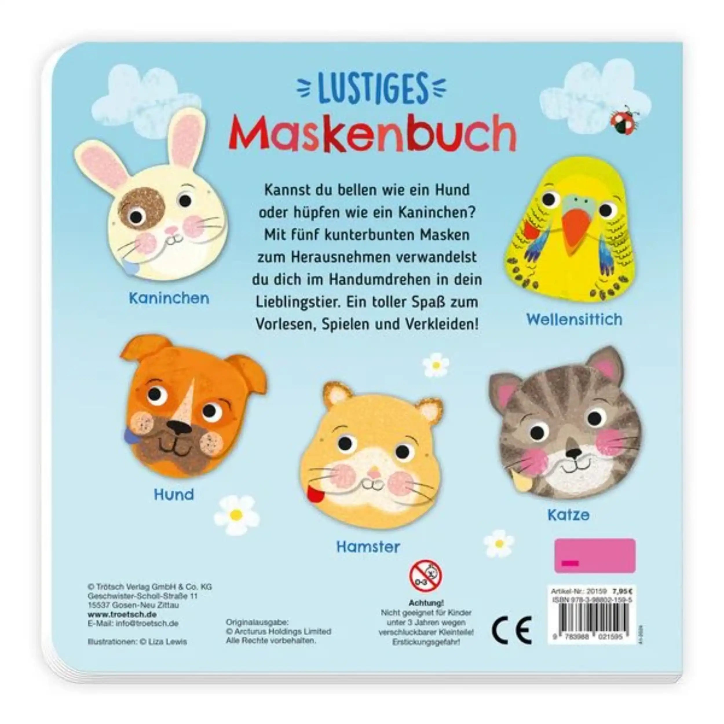 TROTSCH - Funny Pet Mask Book Books - German Edition