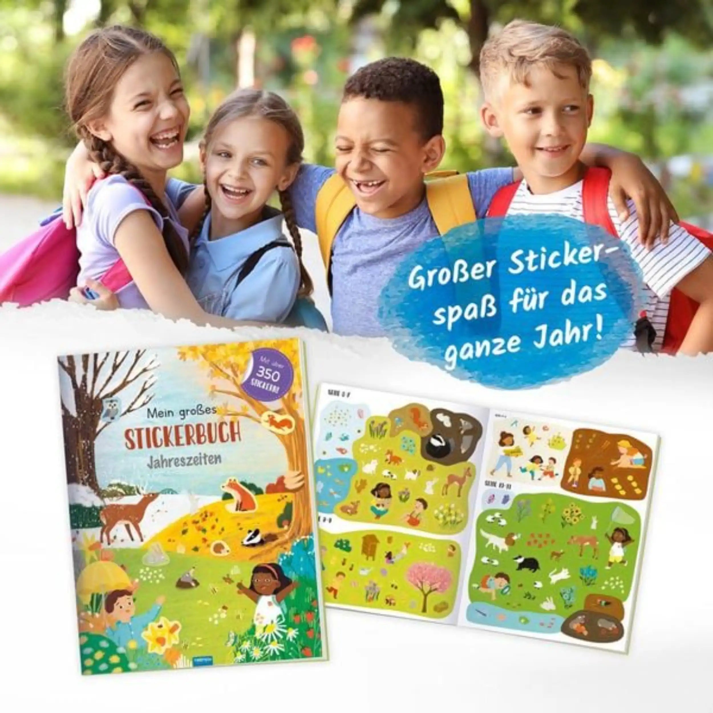 TROTSCH - My Big Sticker Book Seasons Books - German Edition