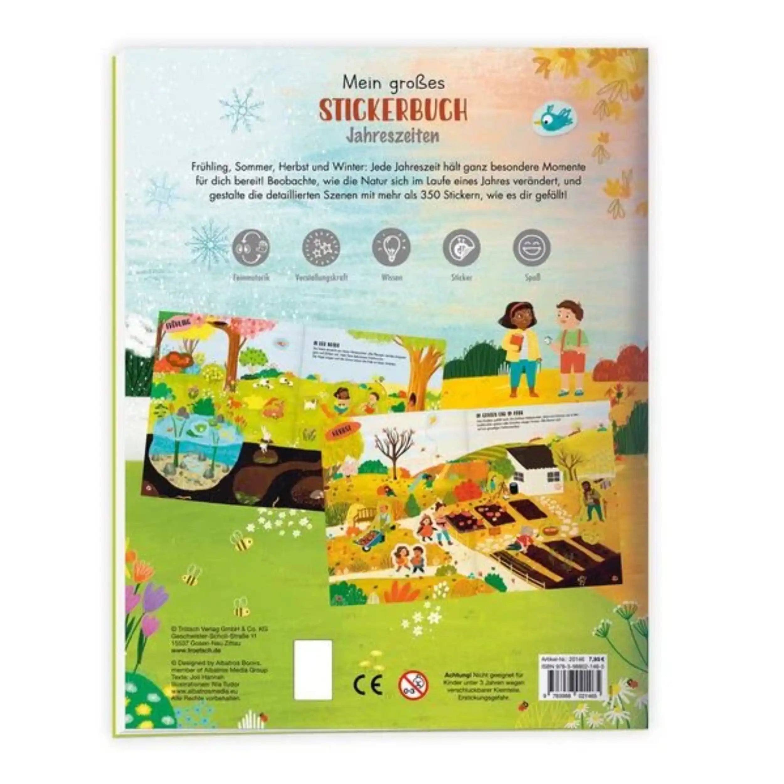 TROTSCH - My Big Sticker Book Seasons Books - German Edition