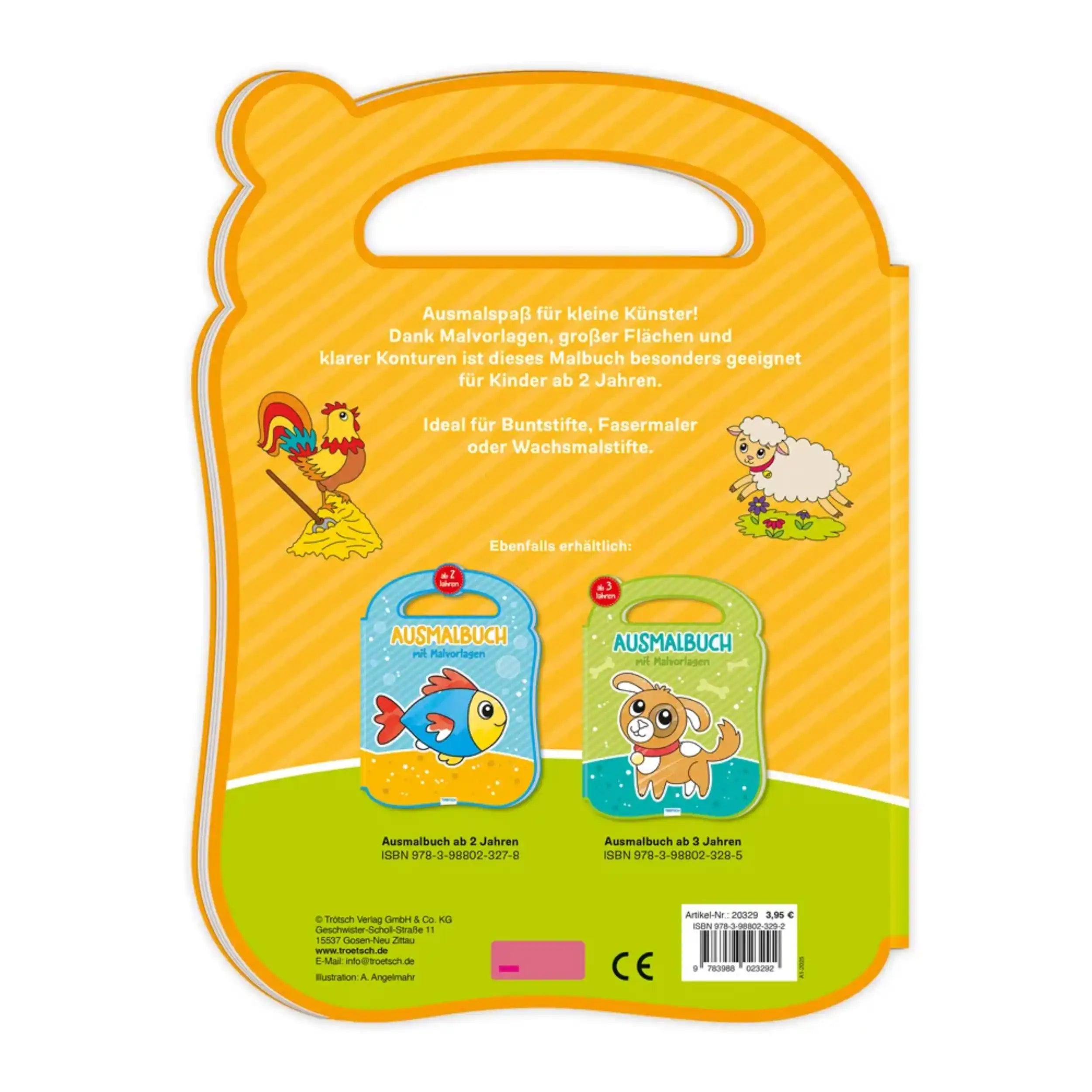 TROTSCH - Cute Colouring Book Arts & Crafts Books - German Edition
